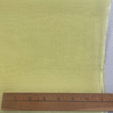 1970’s Yellow Sheer Organza Fabric - Polyester