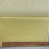 1970’s Yellow Sheer Organza Fabric - Polyester