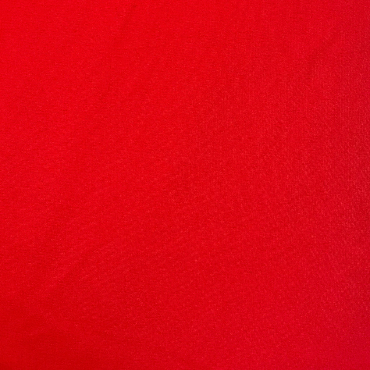 1970’s Bright Red Slubby Fabric - Polyester - BTY