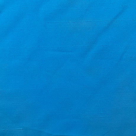 1970’s Sky Blue Slubby Textured Fabric - Polyester