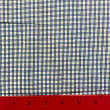 1950’s Blue and White Gingham Fabric - Cotton