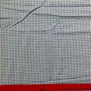 1950’s Blue and White Gingham Fabric - Cotton
