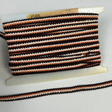 1970’s Brown/Orange/Cream Braided Trim - BTY