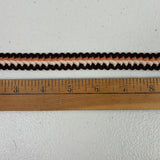 1970’s Brown/Orange/Cream Braided Trim - BTY