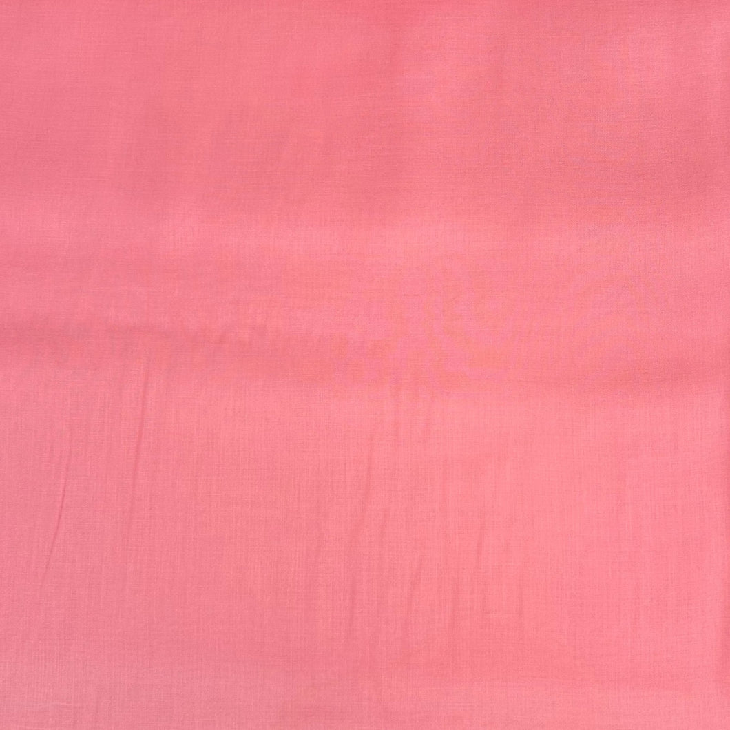 1970’s Salmon Pink Solid Fabric - BTY