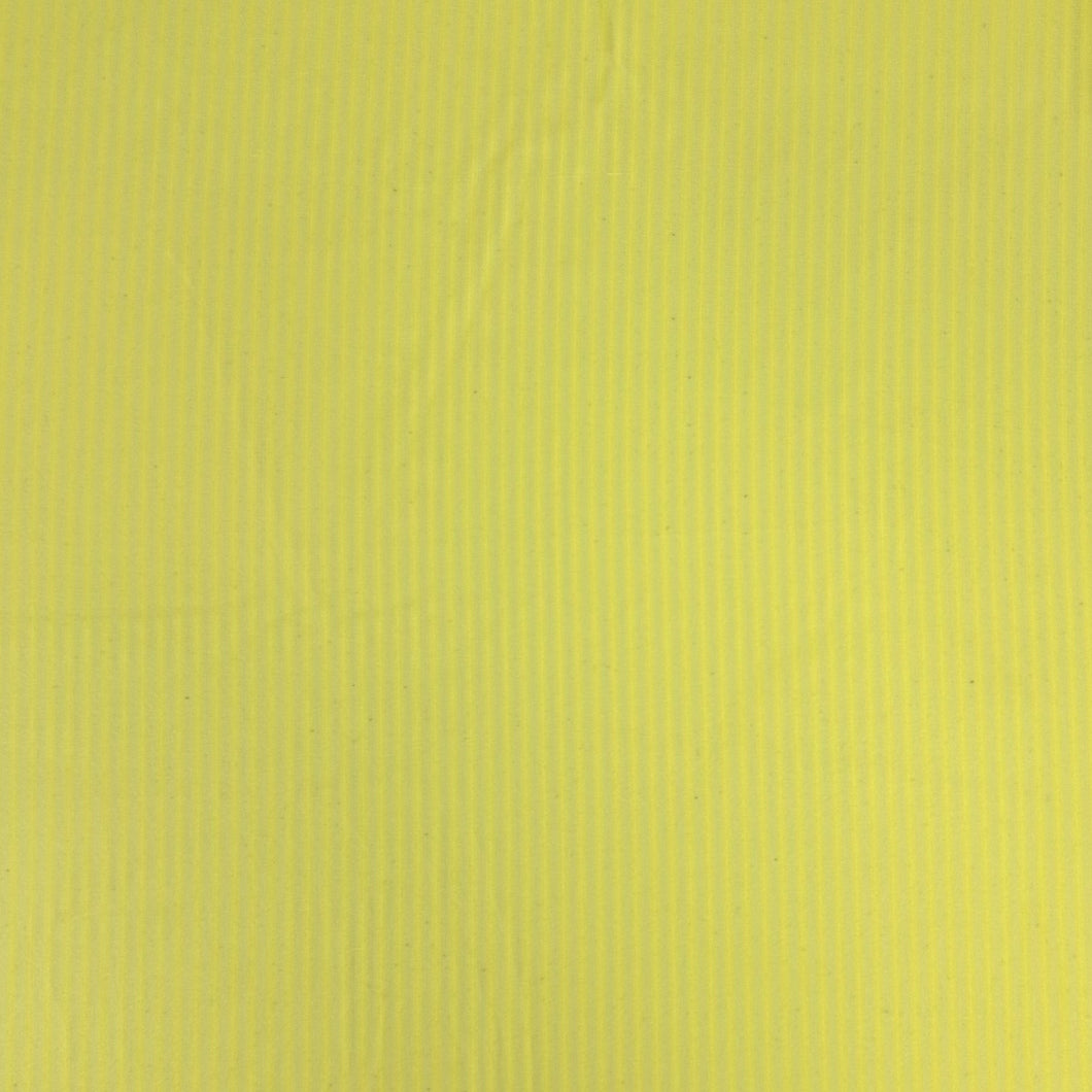1970’s Belding Corticelli Canary Yellow Leno Weave Fabric - BTY