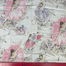 1950’s Degas style Dancers Novelty Print Cotton Fabric