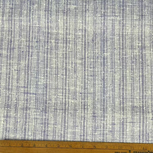 1970’s Striped Lavender Linen Blend Fabric - BTY