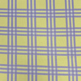 1970’s Yellow and Purple Polyester Double Knit Fabric  - BTY