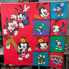 1990’s Animaniacs Quilt Panels Cotton Blend Novelty Print Fabric