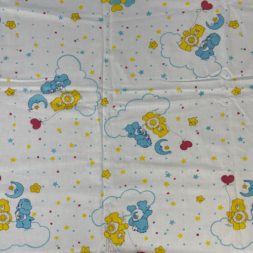 1980's Care Bears Novelty Print Cotton Blend Fabric