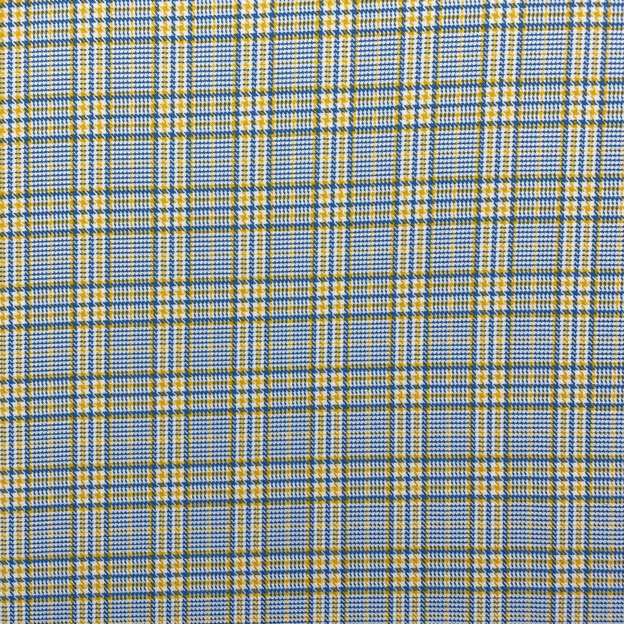 1970's Plaid Dacron "Suraline Fancy" Polyester Nylon Blend Fabric - Multiple colors available - BTY