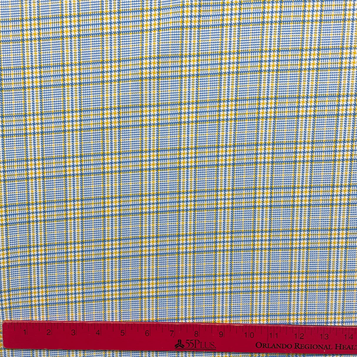 1970's Plaid Dacron "Suraline Fancy" Polyester Nylon Blend Fabric - Multiple colors available - BTY (G3)