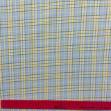 1970's Plaid Dacron "Suraline Fancy" Polyester Nylon Blend Fabric - Multiple colors available - BTY (G3)