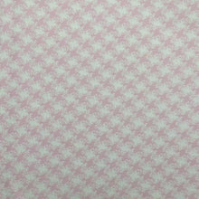 1970's Pink Bubblegum Houndstooth Double Knit Fabric - BTY
