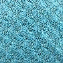 1970's Turquoise Knitted Fabric - BTY