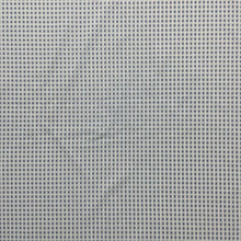 1970's Grey Blue Square Pattern "Summakool" Polyester Fabric