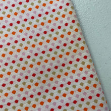 1970’s Pink Magenta Orange Small Polka dot Polyester Double-knit Fabric
