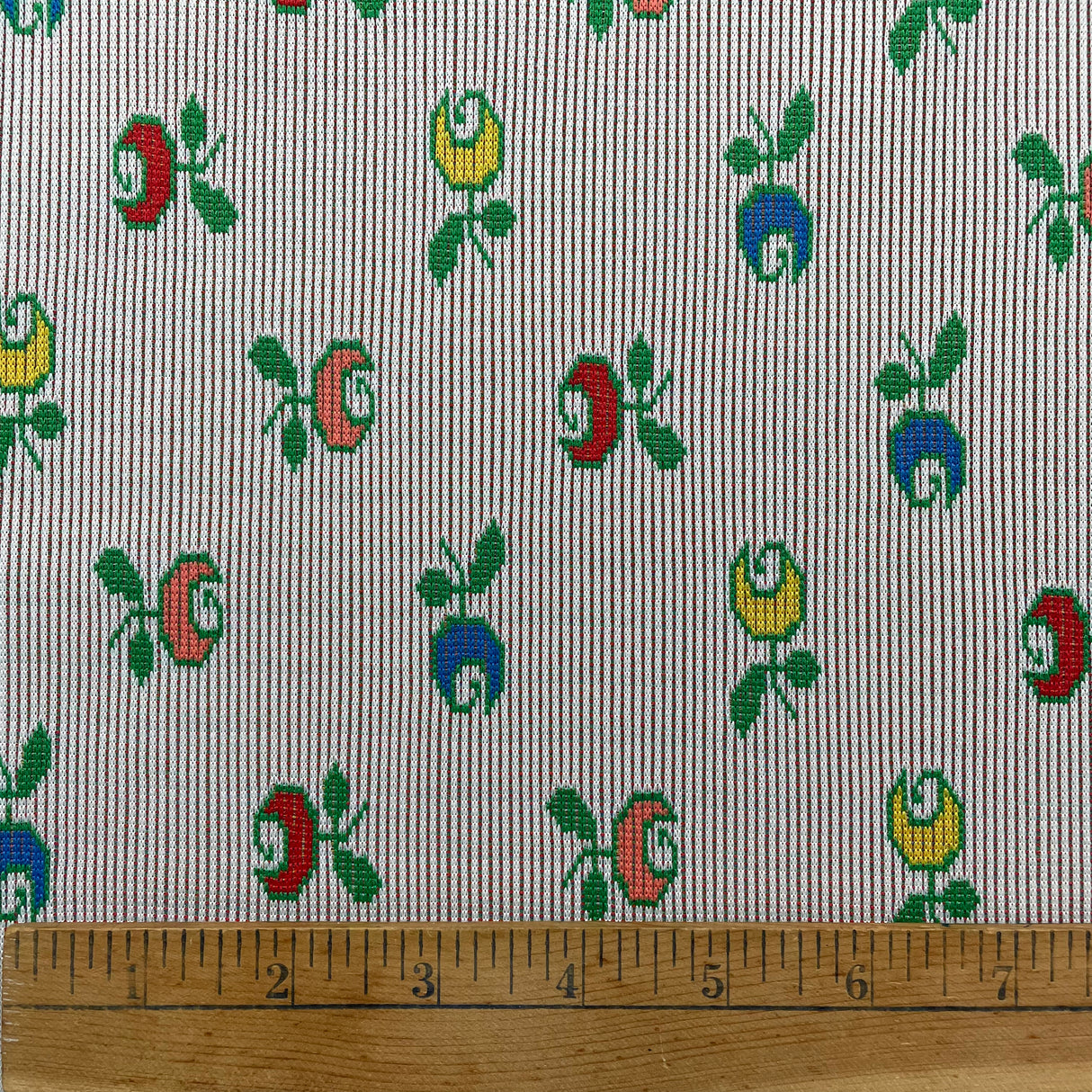 1970’s Weird Tulip Polyester Double-knit Fabric