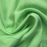 1970’s Belding Corticelli "Clear Day" Bright Lime Green Swiss Rayon Fabric - BTY