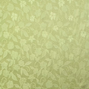 1970’s Yellow Floral Madeira Lace Jacquards Cotton Fabric - BTY