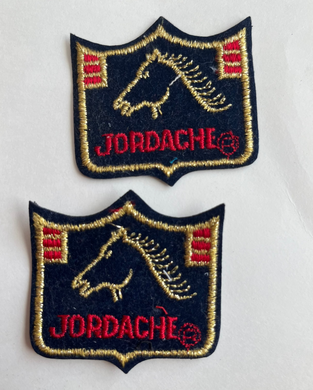 1970’s Embroidered Jordache Appliques - set of 2