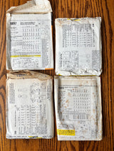 1960-70’s Vintage Pattern LOT of UNCHECKED patterns - Bust 31-37" - Lot B