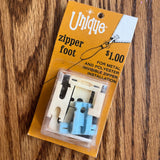 1970's Unique Zipper foot - Model #600 - NOS