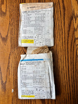 1960-70’s Vintage Pattern LOT of UNCHECKED patterns - Bust 30-38" - Lot C