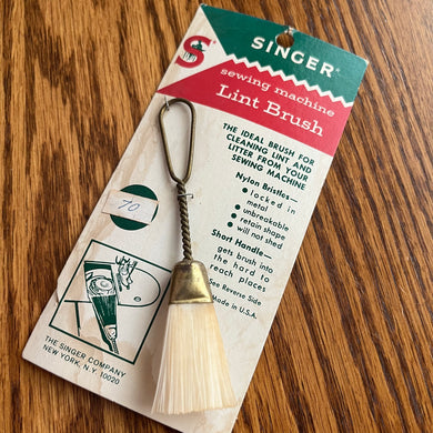 1960's Singer Sewing Machine Lint Brush - NOS