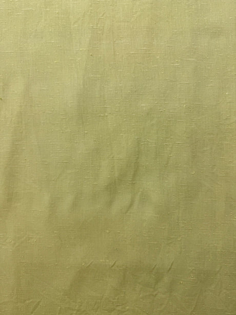 1960’s Yellow Slubbed Linen Blend Fabric - BTY (L1)