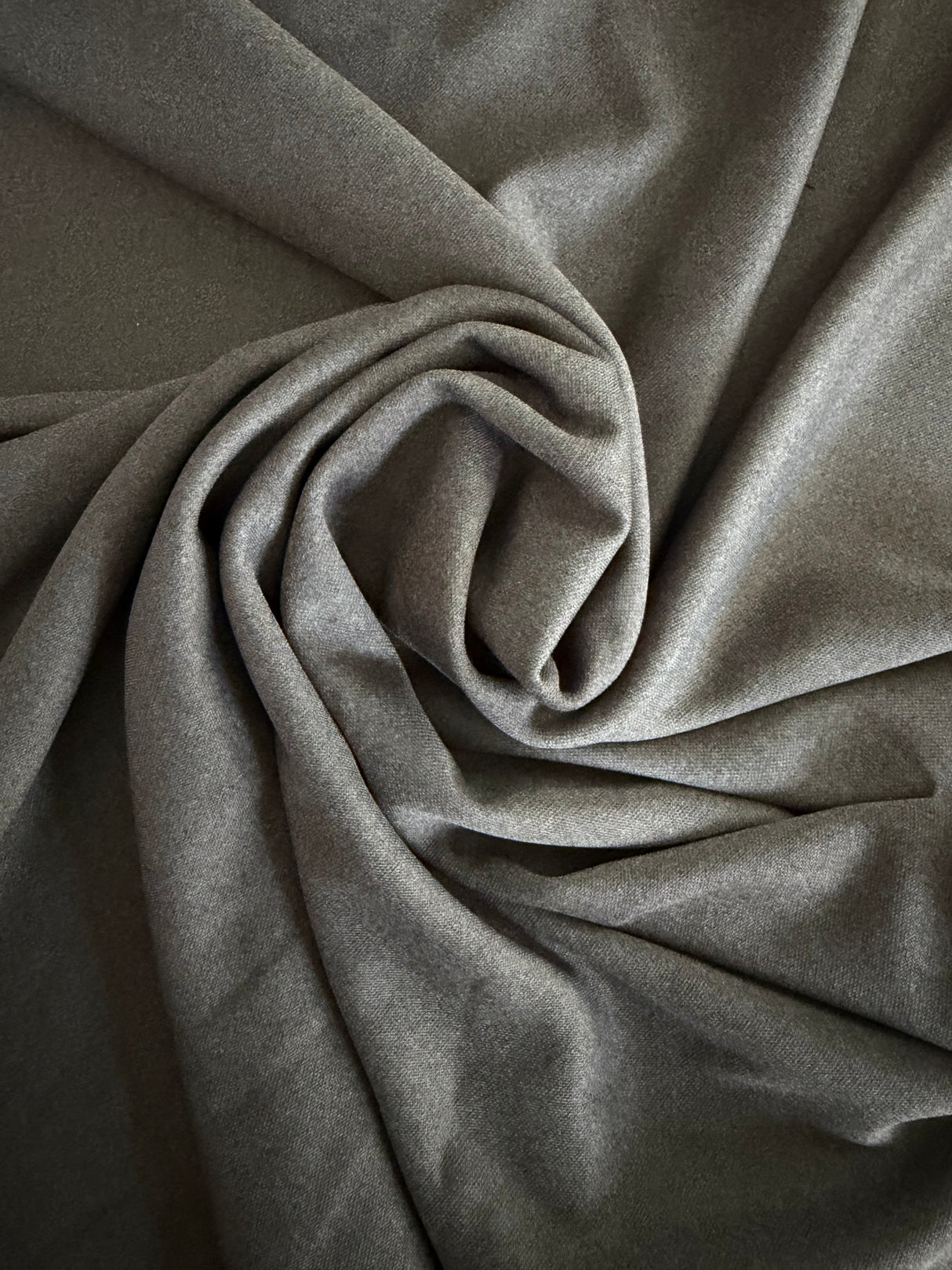 1970’s Purple/Grey Thin Double Knit Polyester Fabric - P260