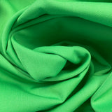 1960’s Bright Green Fabric - Polyester Rayon Blend - BTY