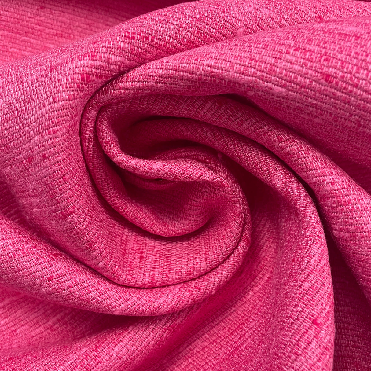 1970’s Bright Green or Pink Rayon/Cotton Blend Fabric - BTY (S25)