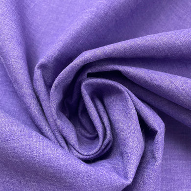 1970’s Royal Purple Kettlecloth Fabric - Poly/Cotton - BTY