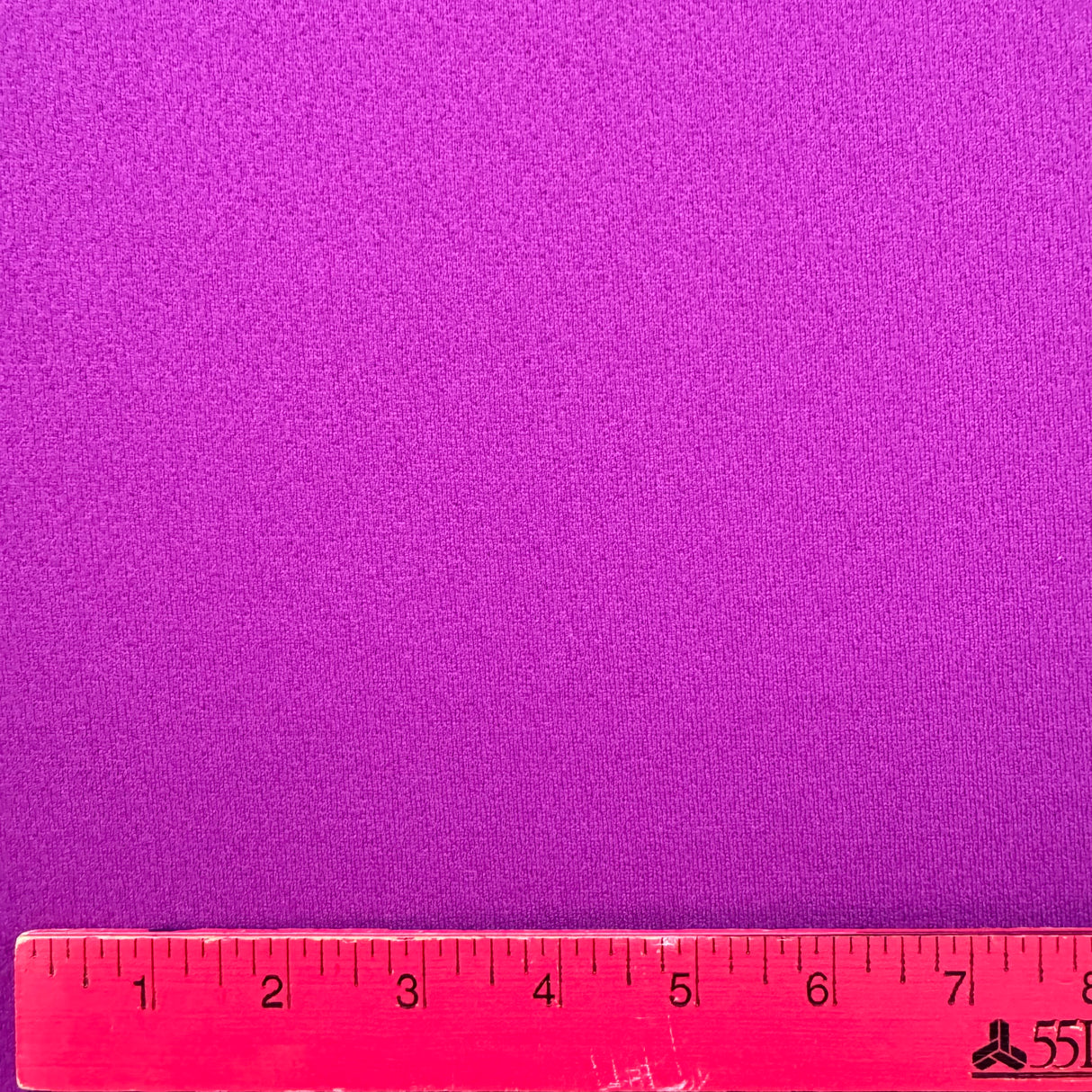 1970’s Bright Purple Solid Fabric-  Polyester - BTY