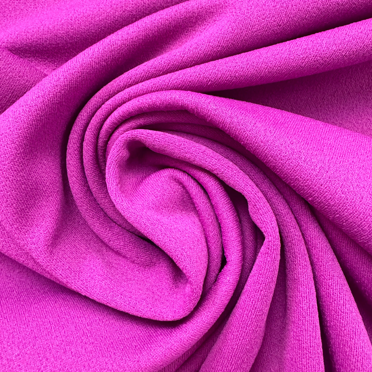 1970’s Bright Purple Solid Fabric-  Polyester - BTY