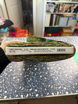 2000’s Teal, Green, Brown Floral and Paisley Fabric with gold metallic accents - BTY (L3)