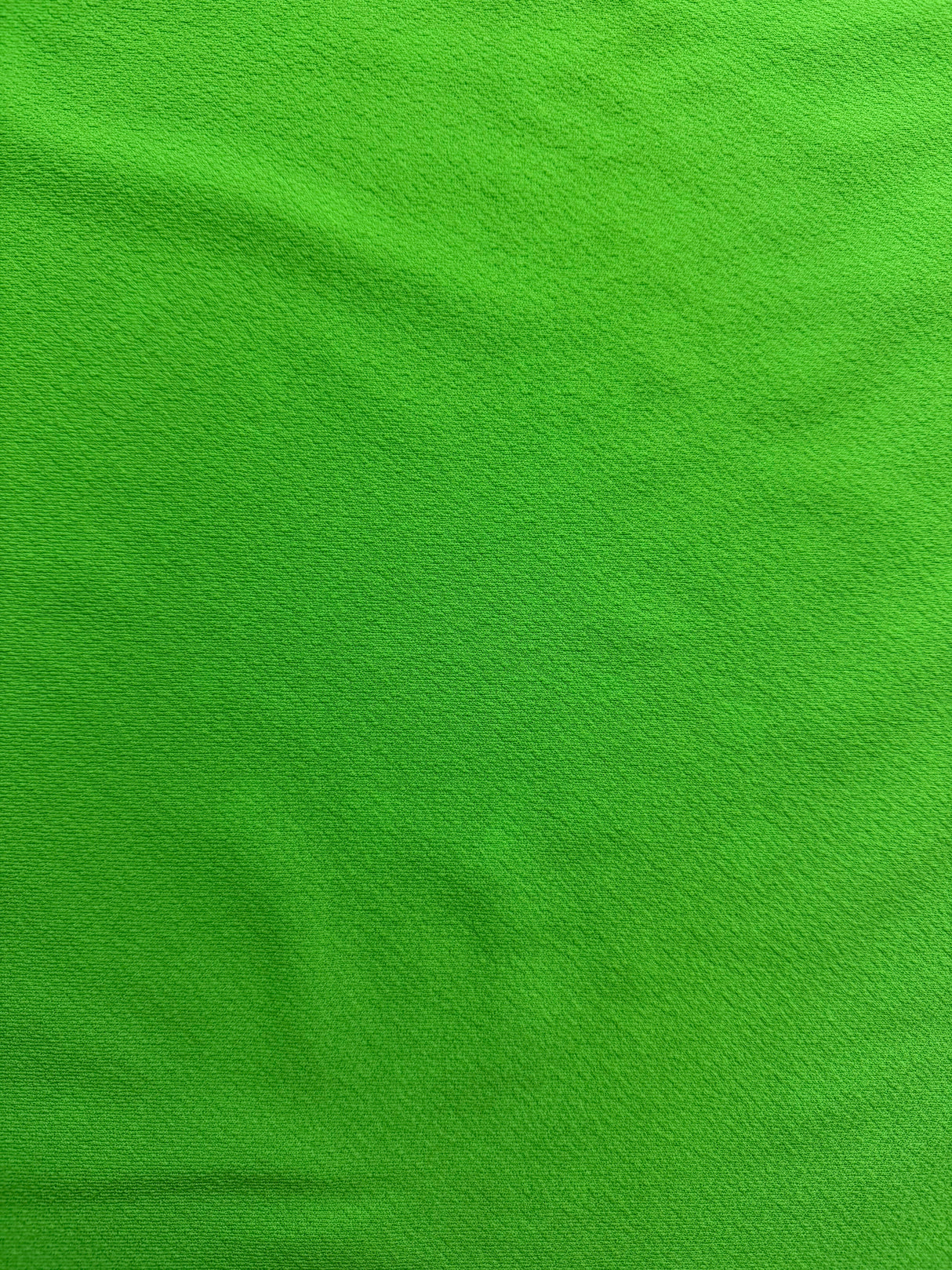 1970’s Lime Green Double Knit Polyester Fabric (P263)