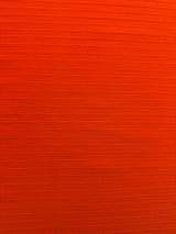 1970’s Bright Orange Ribbed Double Knit Polyester Fabric (P264)