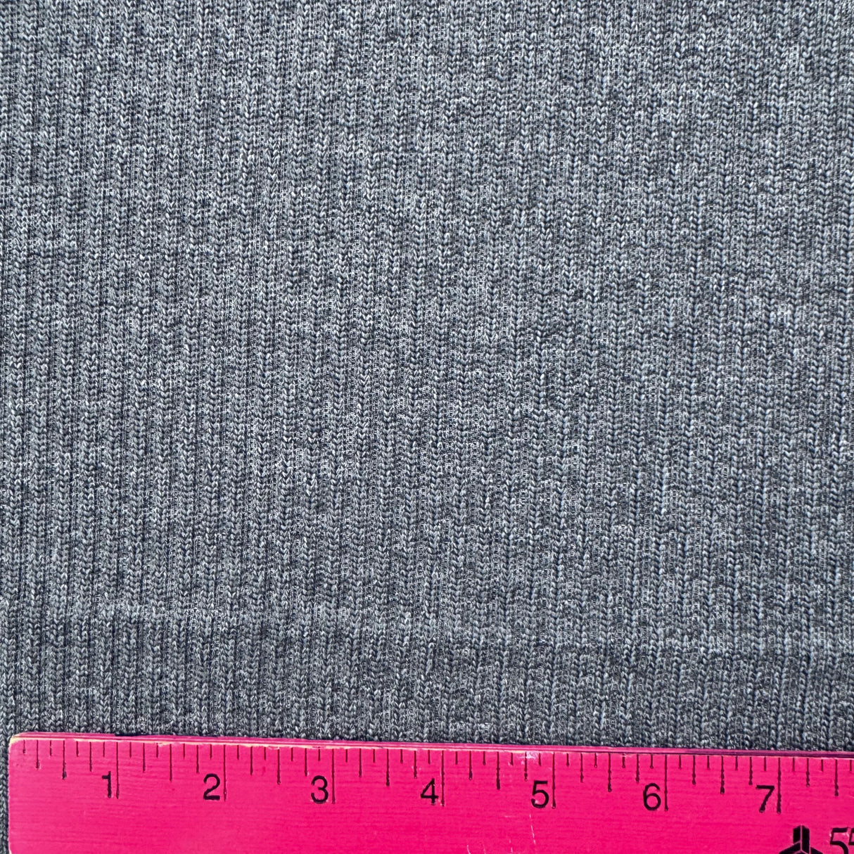 1970’s Grey Sweater Knit Polyester Double Knit Fabric (A1) - BTY