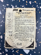 1970’s Prims Round "Cover-Your-Own" Buttons - Set of 5 - Size 24 (9/16") - on card