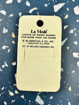 1980’s La Mode Silver tone Hook Belt Buckle