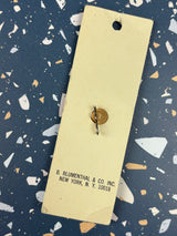 1980’s Le Chic Light Wooden Shank Button - 1 3/8” - on card