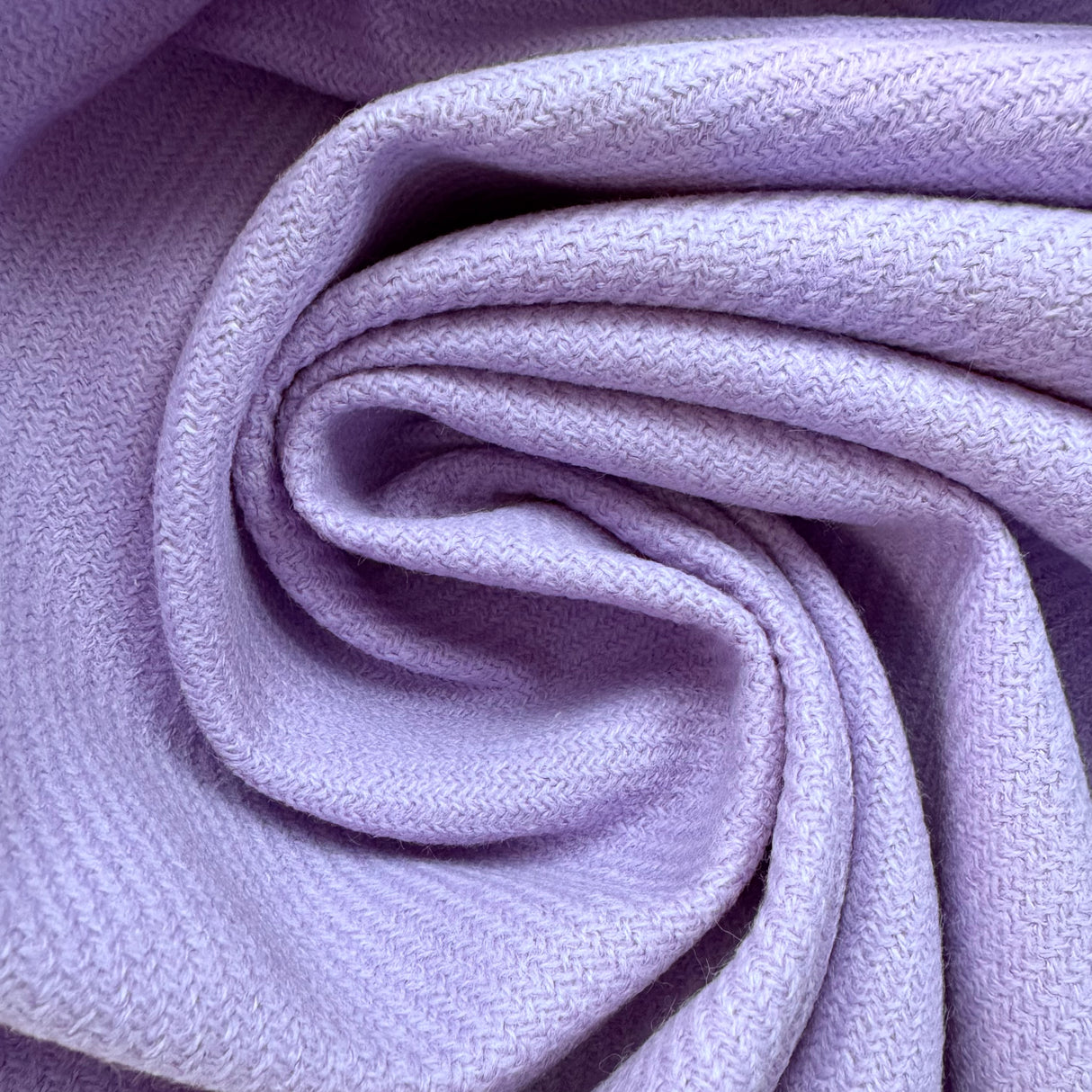 1970's Lavender Purple Bonded Fabric by Milliken (B7) - BTY