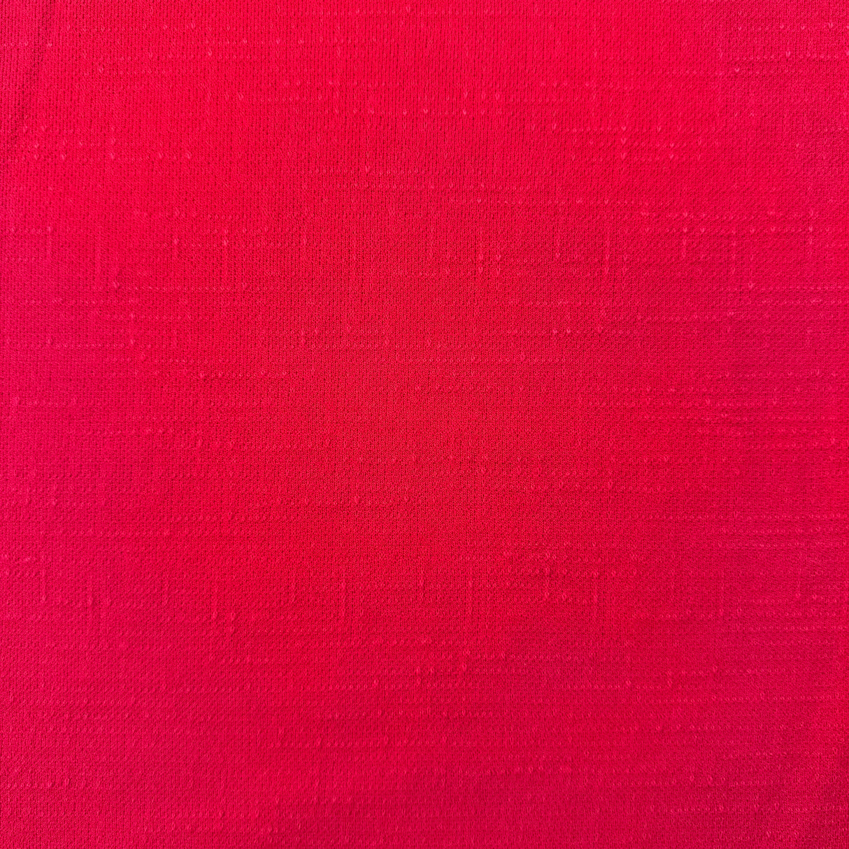 1970's Red Polyester Jersey Knit Fabric (C4) - BTY