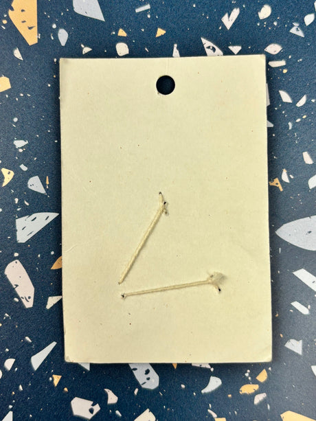 1970’s Le Bouton Beige Pearlescent Plastic Buttons - Set of 3 - 1 1/8” - on card