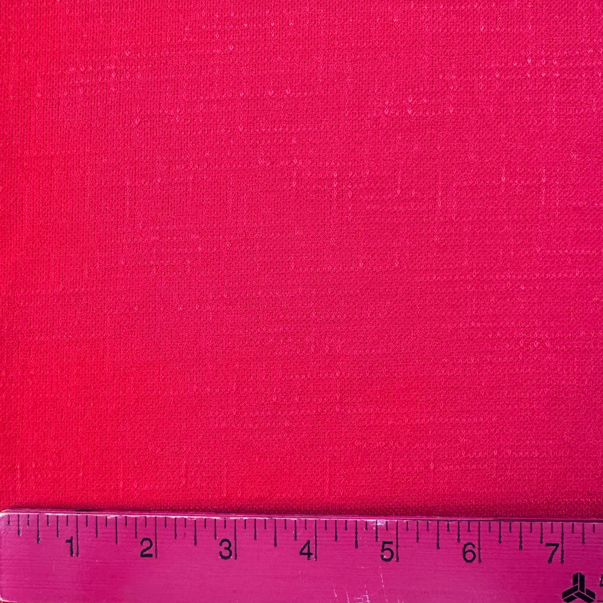 1970's Red Polyester Jersey Knit Fabric (C4) - BTY