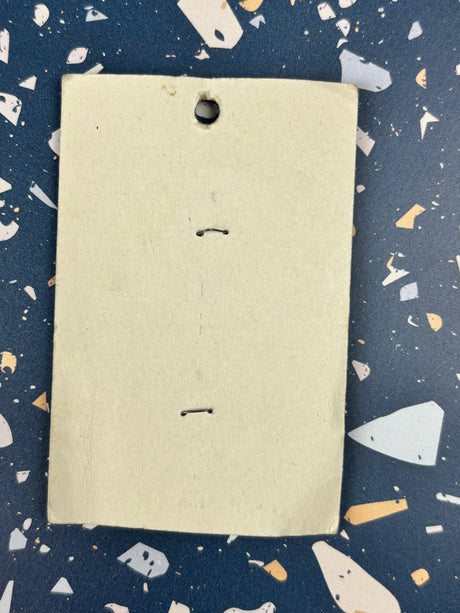 1960’s Le Chic Brown Matte Plastic Buttons - Set of 2 - 1 3/8” - on card