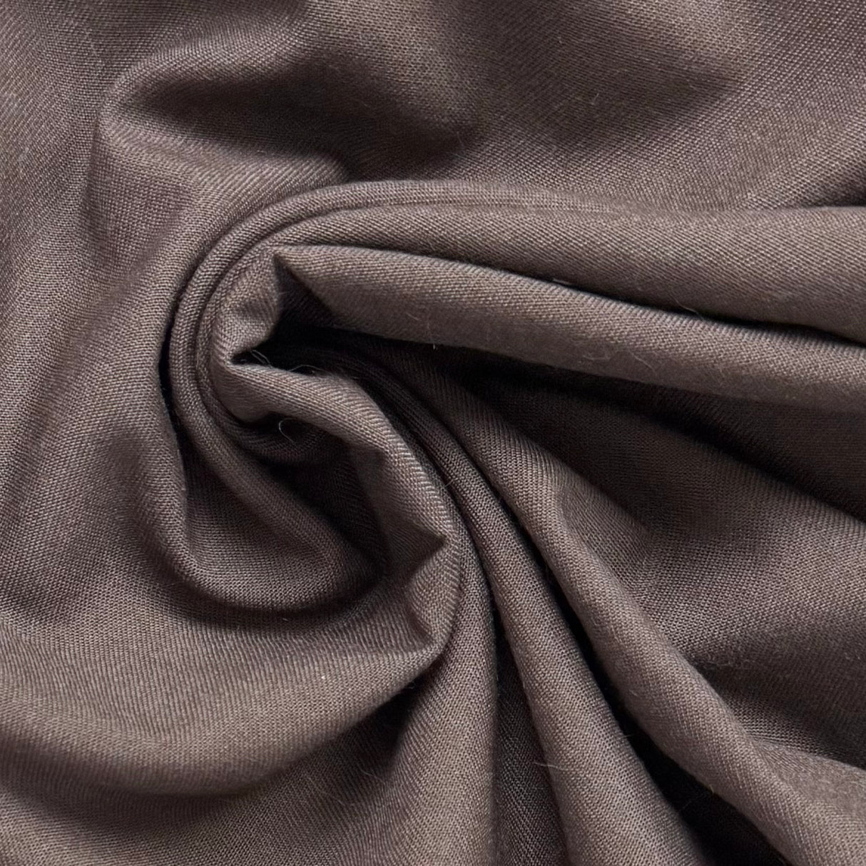 1970's Dark Brown Suiting Fabric (Y4) - BTY